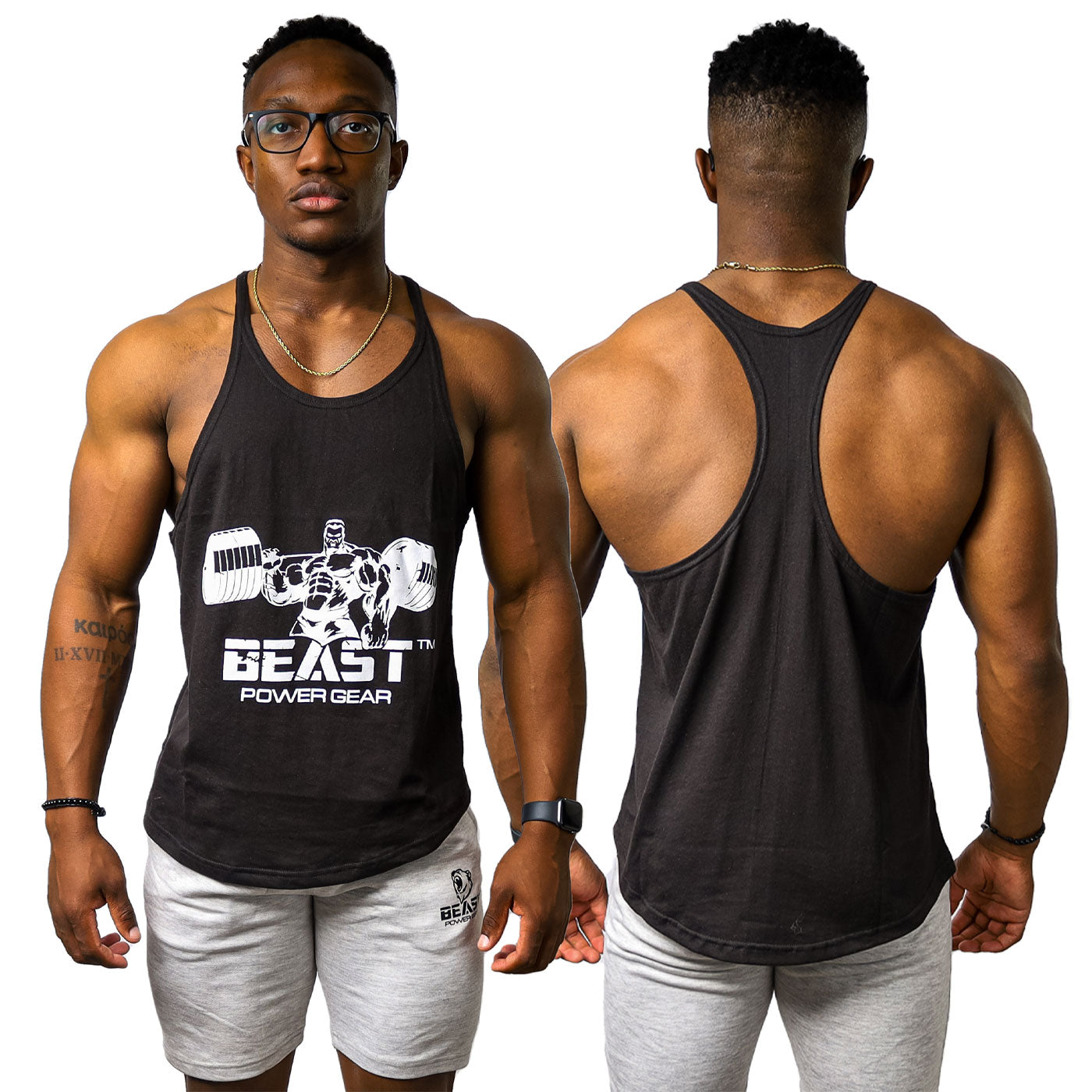 BLACK TANK TOP – Gymbrothers