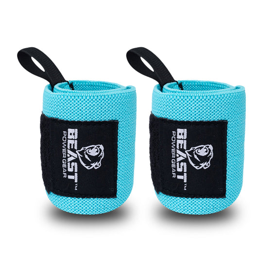 WOMEN WRIST WRAPS 14" (AQUA)