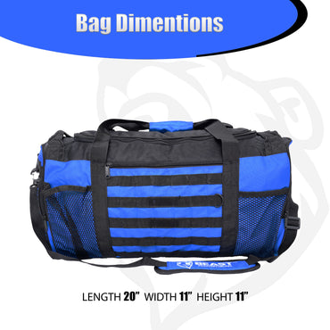 Duffle Gym Bag (Blue)