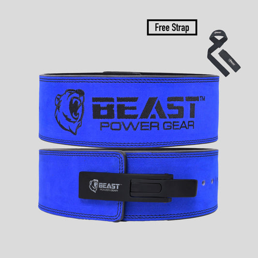 LEVER BELT -BLUE-10MM FREE STRAP