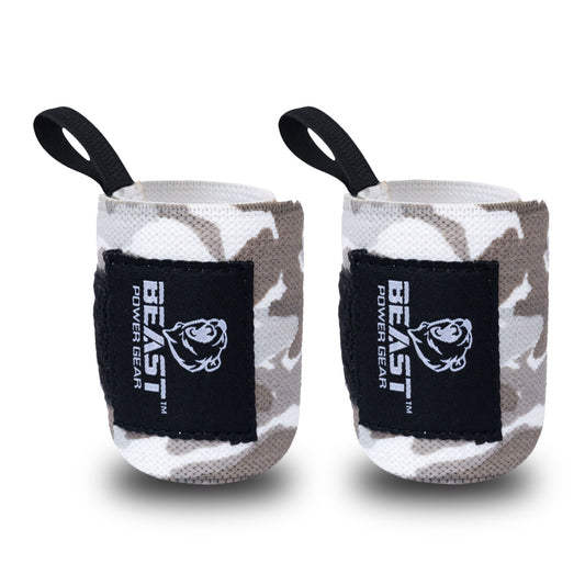 WOMEN WRIST WRAPS 14" (GRAY CAMO)