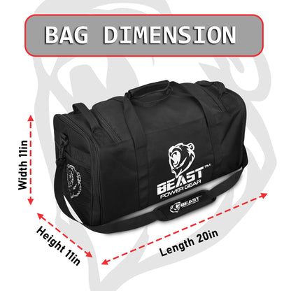 Duffle Gym Bag (Black)