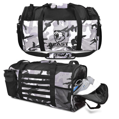 Duffle Gym Bag (Gray/Camo)