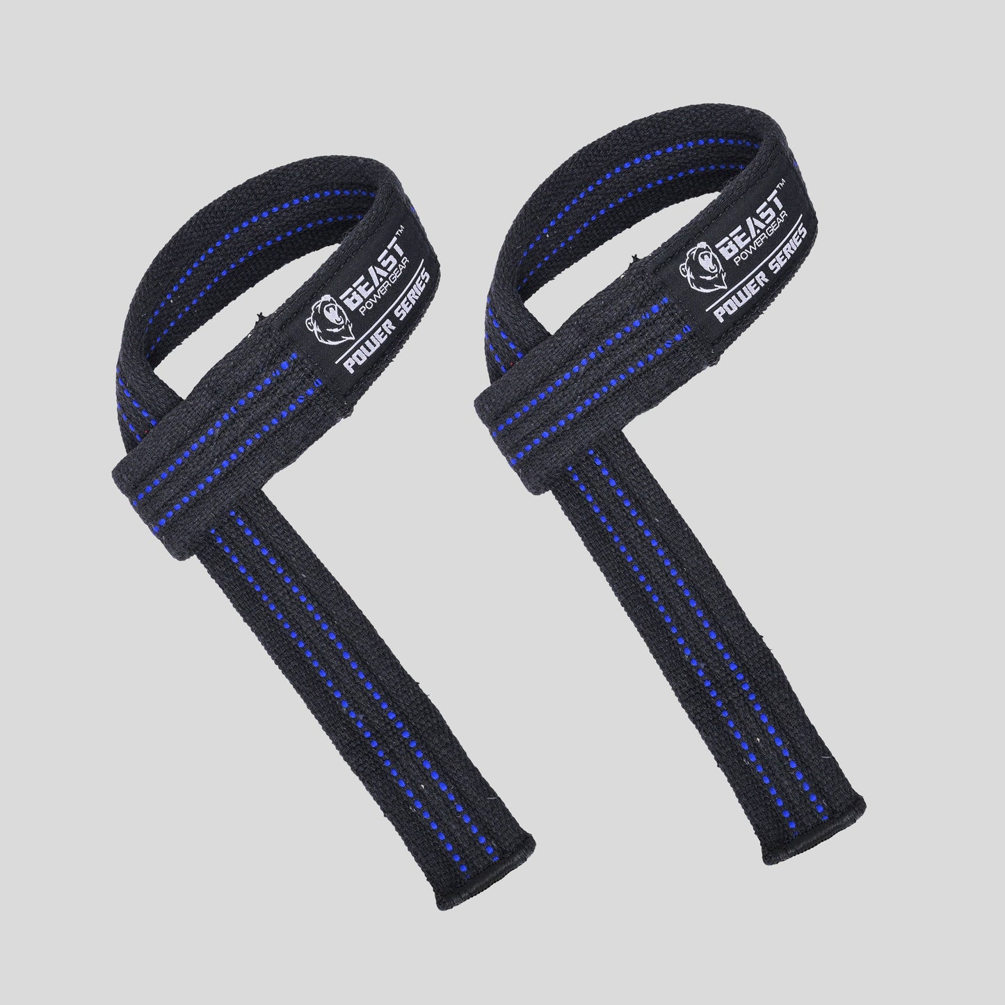 Heavy Duty Lifting Straps - Black/Blue