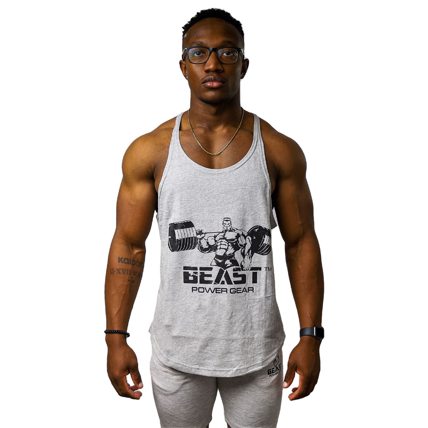 Stringer Tank Tops Y-Back - GRAY