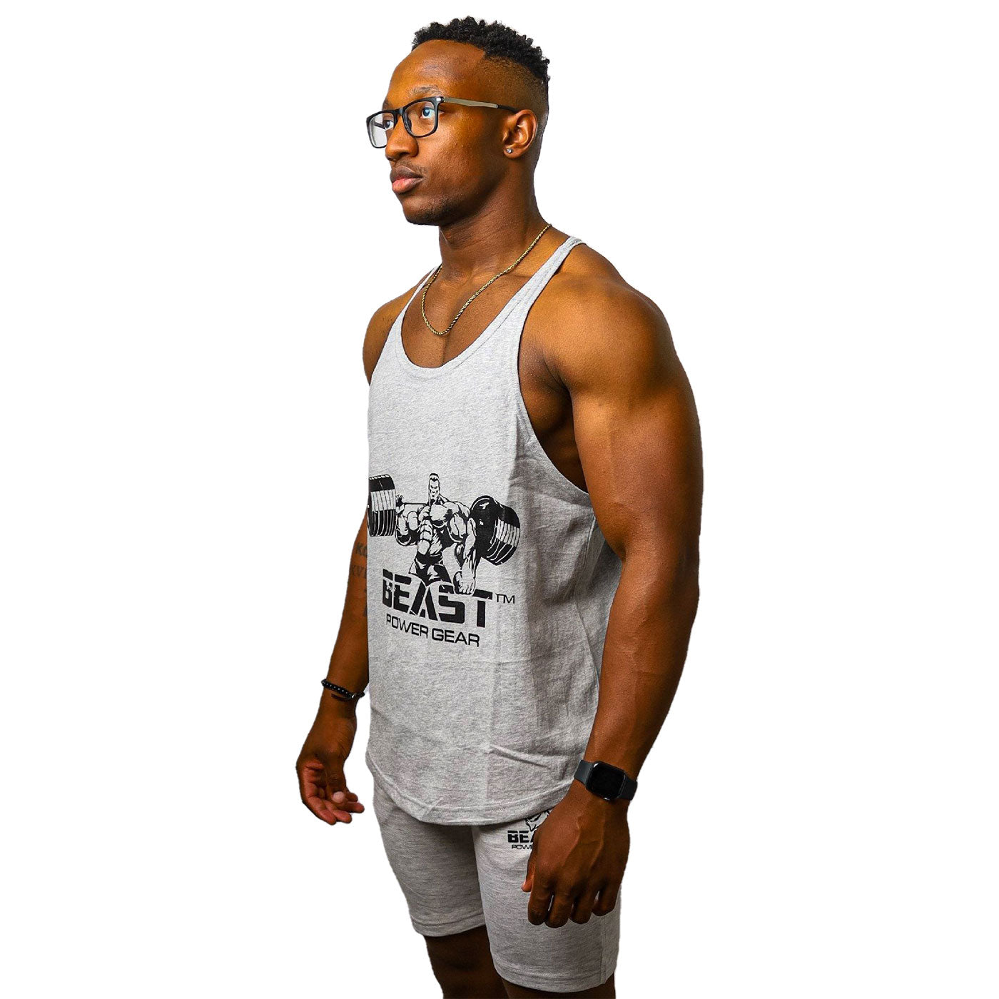 Stringer Tank Tops Y-Back - GRAY