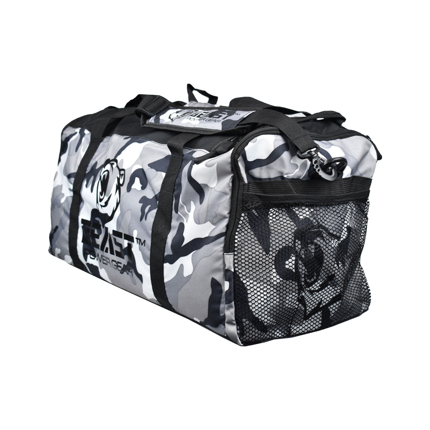 Camo shop workout bag