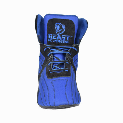 POWERLIFTING, DEADLIFT HIGH TOP GYM SHOES - BLUE/BLACK