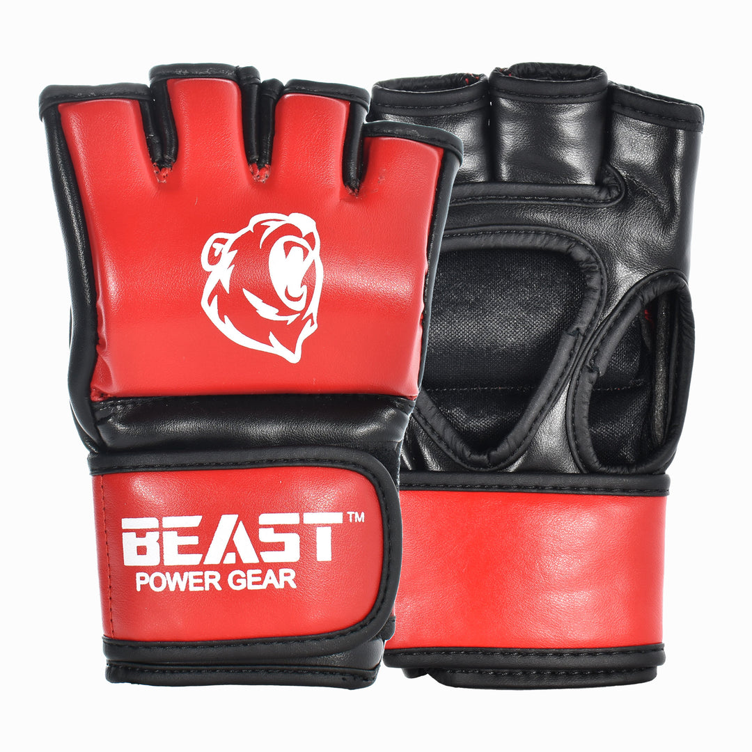 MMA GLOVES - RED/BLACK